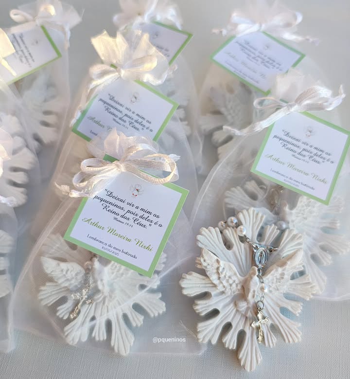 Lembrancinha Primeira Eucaristia / Batizado - Divino Espirito Santo