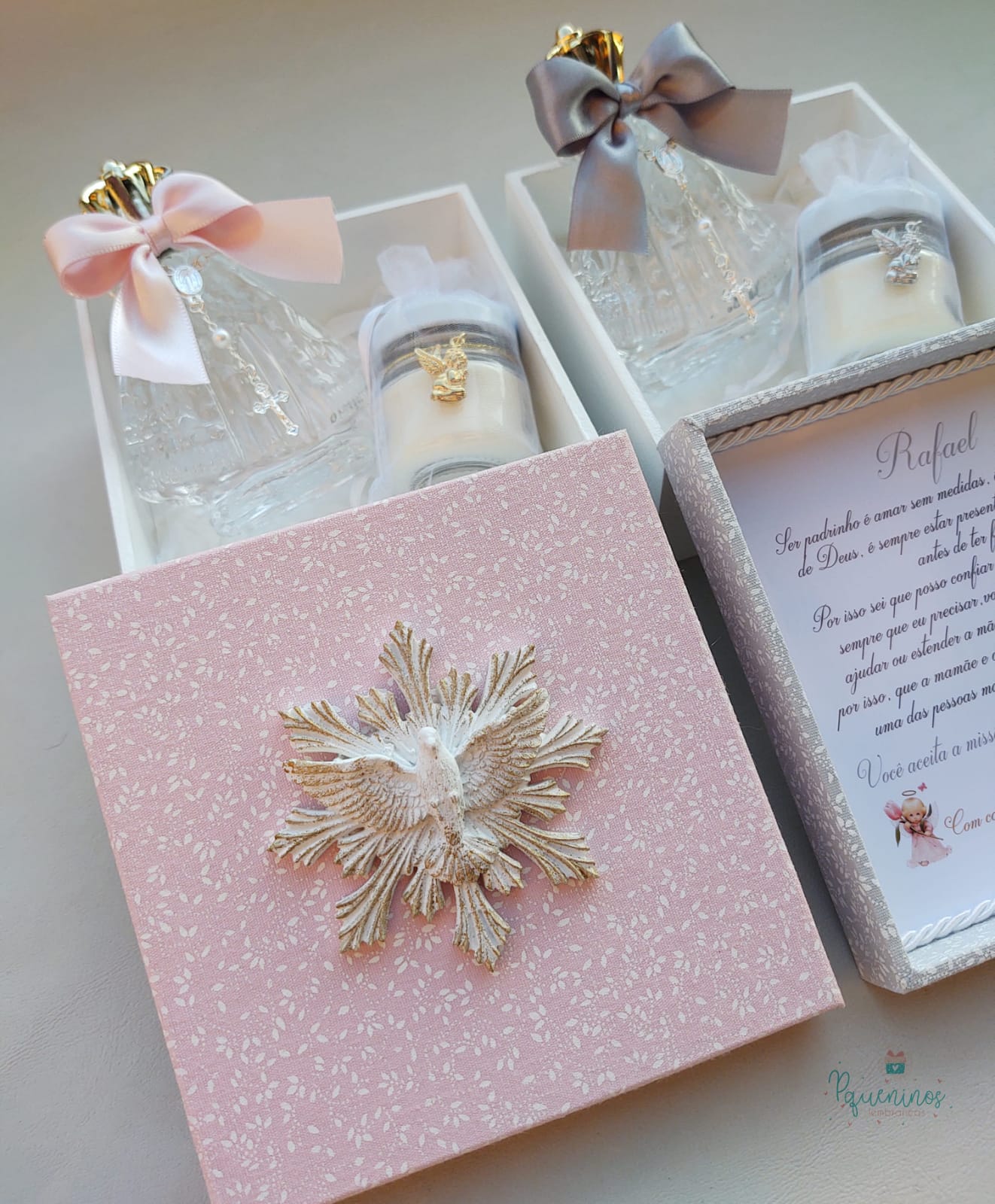 Caixa Convite Padrinhos de Batismo/ Consagração - Imagem 3